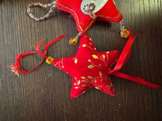 Adornos Navidad: 3 estrellas+muñeco