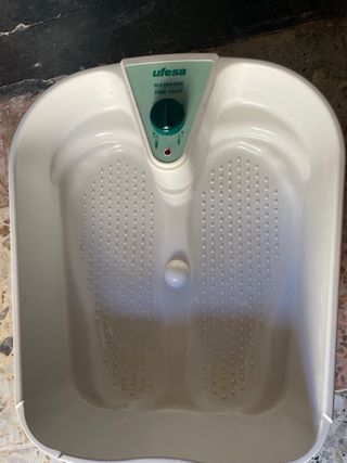 Masajeador pies burbujas calor