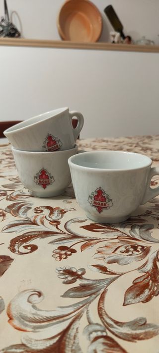 3 Tazzine Cappuccino Moak Porcellana