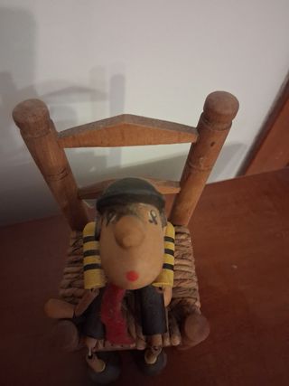 Marionetta vintage in legno