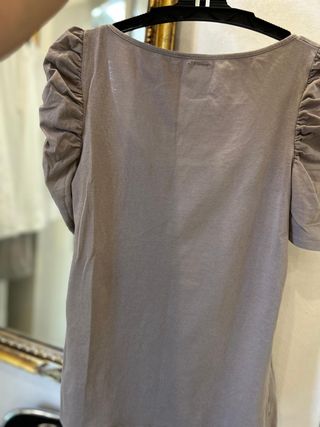 T-shirt Zara Trafaluc cammello Tg S