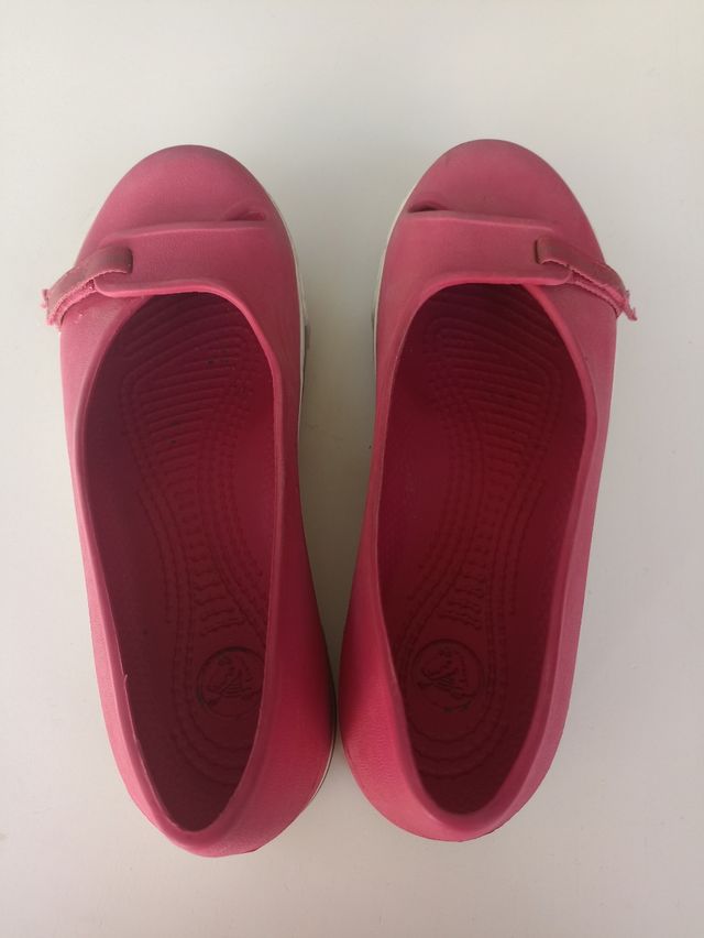 Bailarinas Crocs rosas mujer talla 37