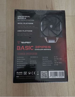 TEMPEST Basic 3Pipes CPU