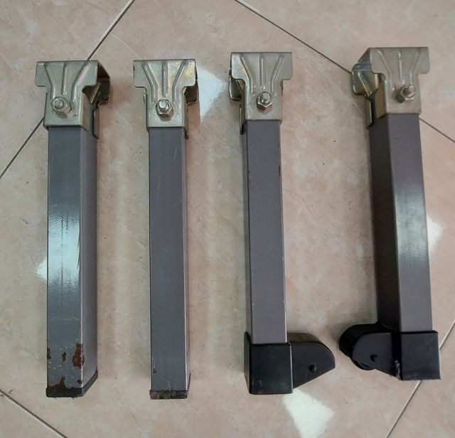 4 Patas Somier 25,5 cm - Metálicas