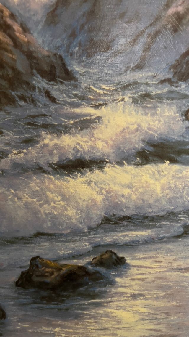 Cuadro grande con marco madera. ¡LIQUIDACIÓN!