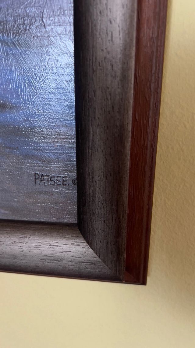 Cuadro grande con marco madera. ¡LIQUIDACIÓN!