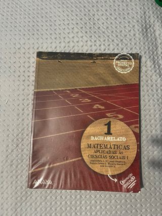 Libro Matematicas 1 Bachillerato