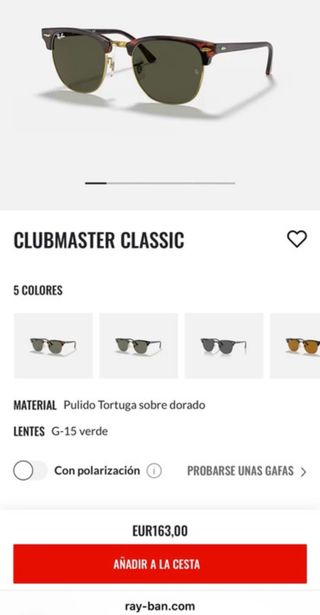 Ray-Ban Clubmaster Classic - Gafas