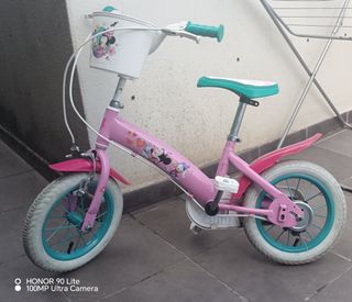 Bicicleta Minnie Mouse niña