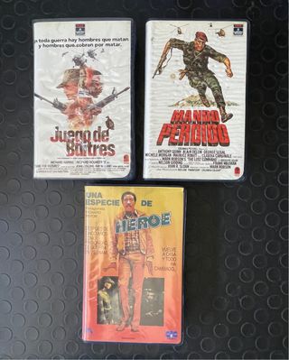 Películas Beta max varios titulos.