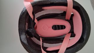 Casco bici niña rosa