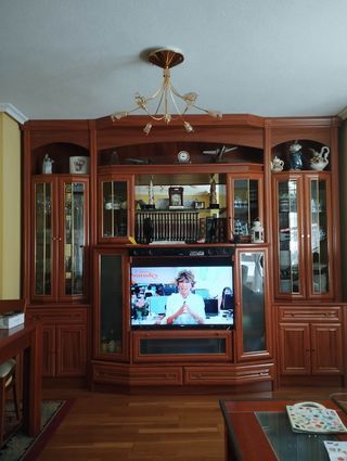 Mueble salón madera 310x250cm