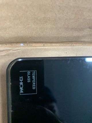 Dois Tampo de vidro temperado SQHOME - Preto