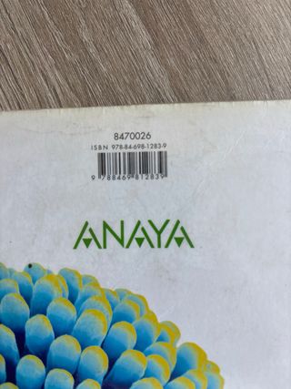 Libro Biología 2º bachillerato anaya