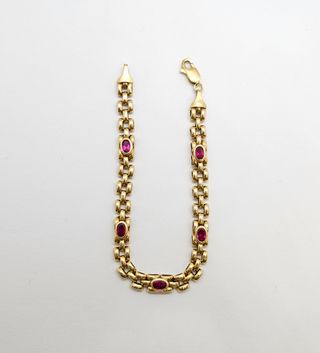 Pulsera de Oro 18K Diseño Cartier, 10gr, 19,5cm