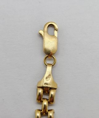 Pulsera de Oro 18K Diseño Cartier, 10gr, 19,5cm