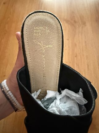 Zuecos negros mujer - Talla 38