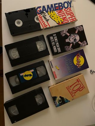 Lote VHS SEGA-GameBoy: 4 cintas