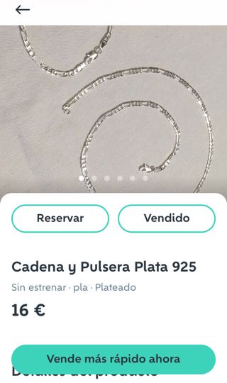 Lote de plata 925 collar mas conjunto