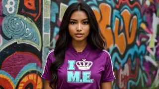 L Chaqueta y Camiseta Adidas Respect Me - Morada