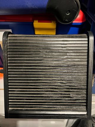 Estuche porta-CDs madera negro  capacidad 15 CD