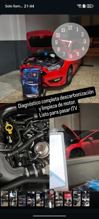 Descarbonización de motor dièsel y gasolina