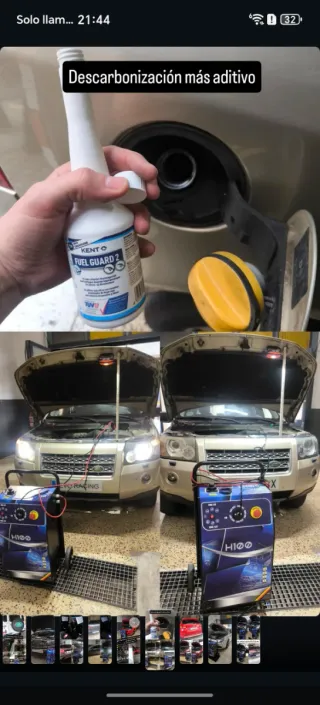Descarbonización de motor dièsel y gasolina