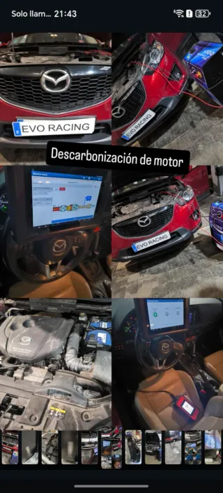 Descarbonización de motor dièsel y gasolina