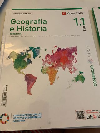 GEOGRAFIA E HISTORIA 1 (1.1-1.2)(COMUNIDAD EN RED