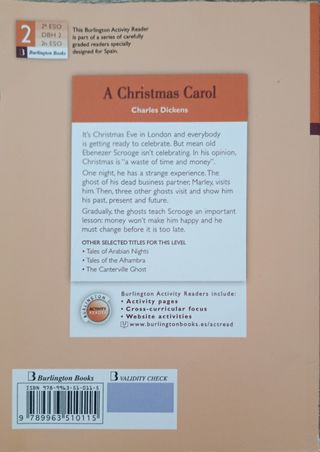 CHRISTMAS CAROL, A ESO2 ACTIVITY