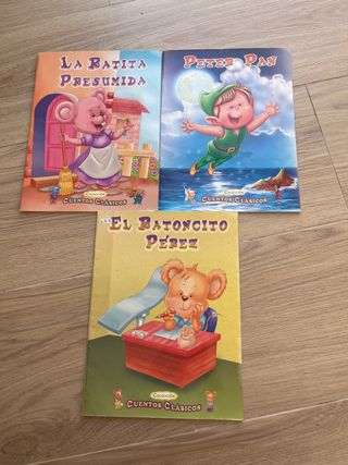 Pack de tres libros cuentos clásicos 