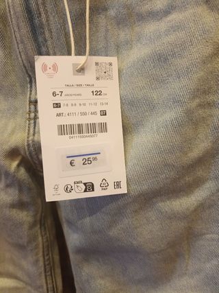 Jeans Zara bimba 6-7 anni