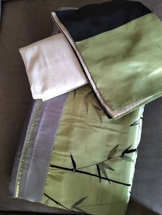 Juego de funda nórdica cama 135cm. Satén y algodón
