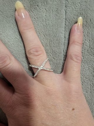 Anillo bisutería con Cristales