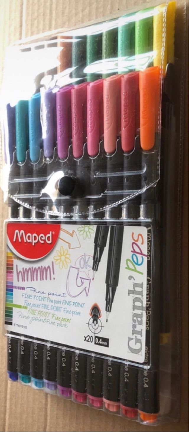 Rotuladores Maped punta fina x20