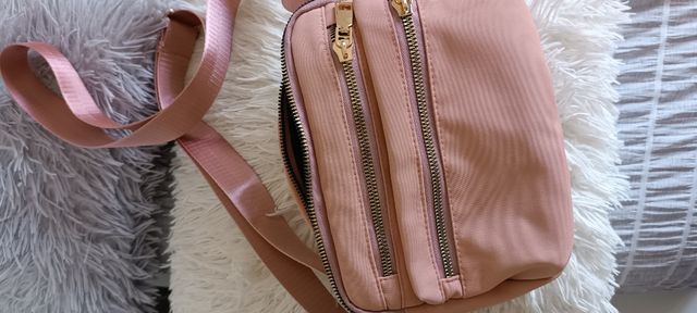 Bolso bandolera rosa palo