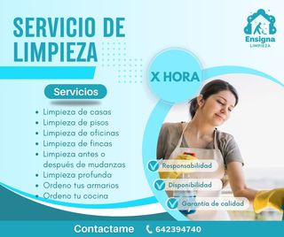 Servicio de Limpieza para tu hogar, oficina, finca
