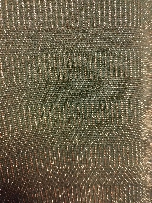 Vestido negro brillante mujer