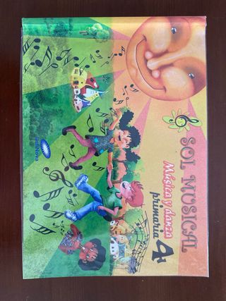 libro de Musica cuarto de Primaria