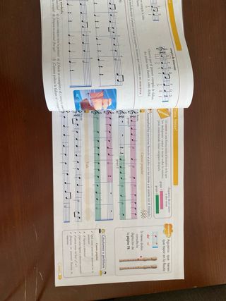 libro de Musica cuarto de Primaria