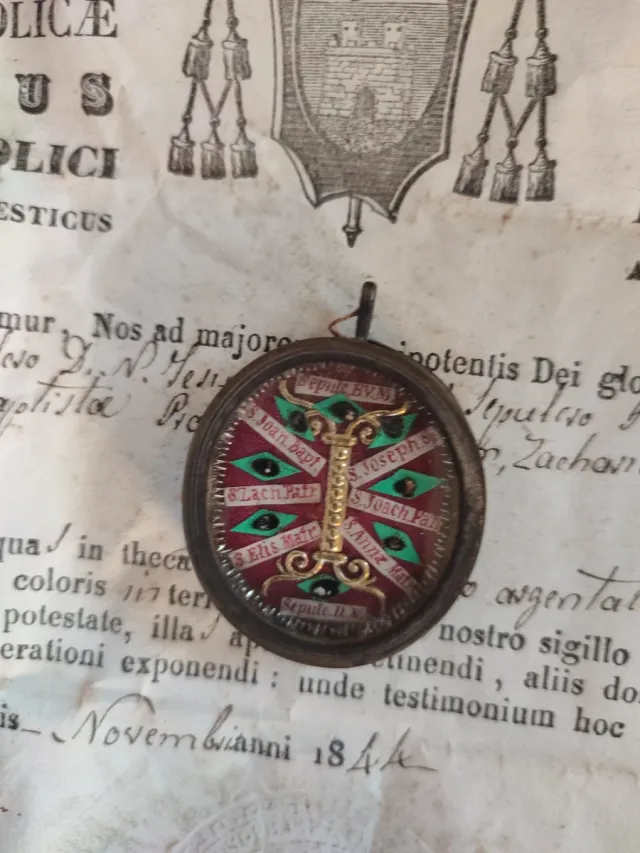 Relicario Santo Sepulcro + 6 Santos