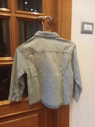 Camicia jeans bimbo 6-7 anni