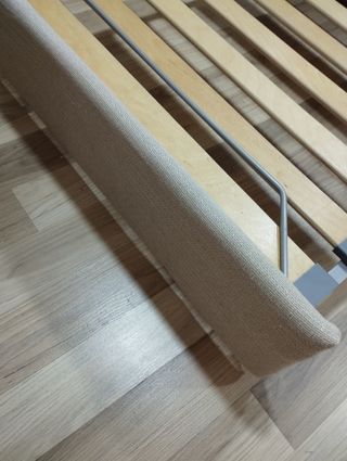 Puff cama Ikea Vallentuna beige