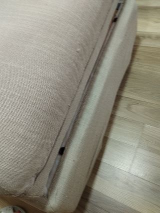 Puff cama Ikea Vallentuna beige