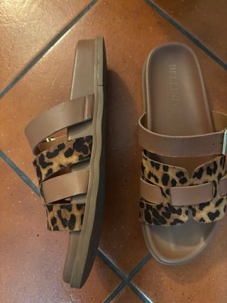 Ciabatte Bellini - Marroni Leopardate 41