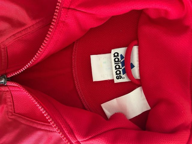 Chaqueta Adidas vintage roja