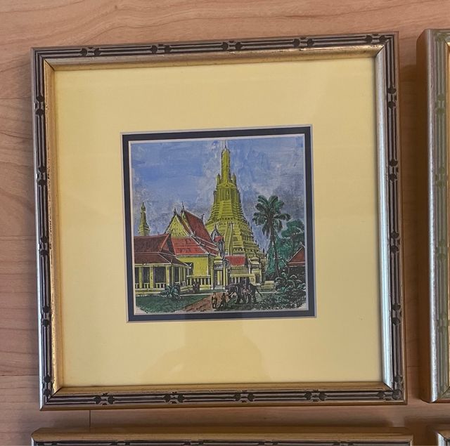 4 Cuadros Vintage - Paisajes