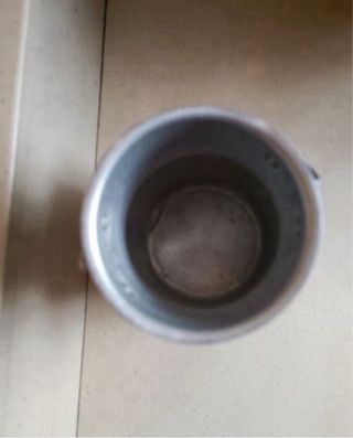 Lechera aluminio antigua