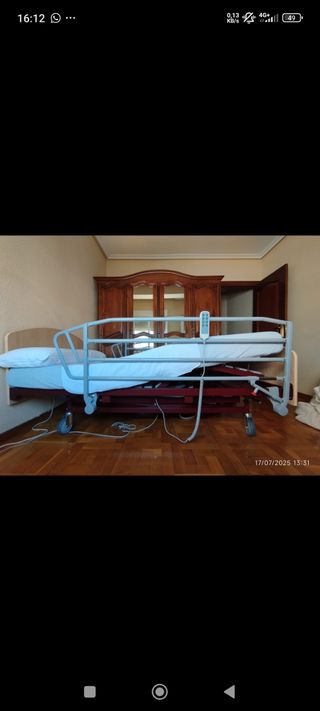 Cama articulada hospitalaria