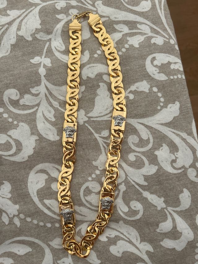 Cadena Versace Medusa - Oro laminado
